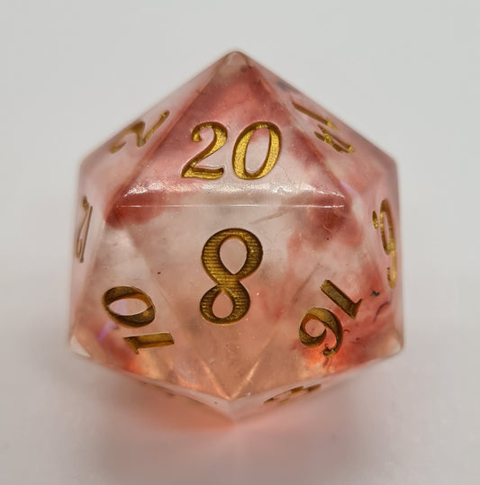 Chunky strawberry dice