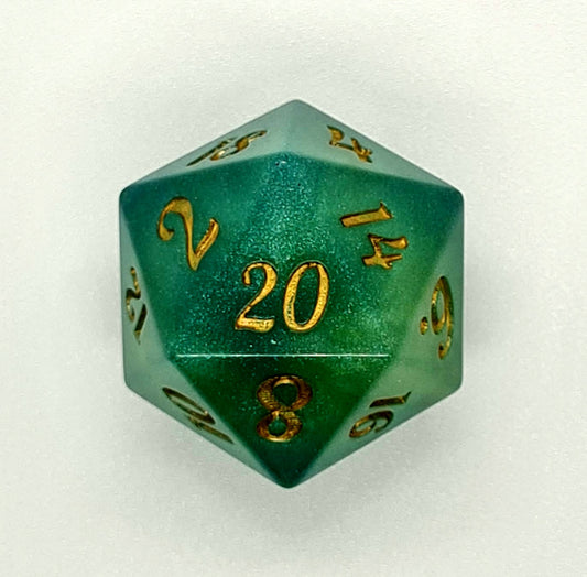 Chunky grass dice