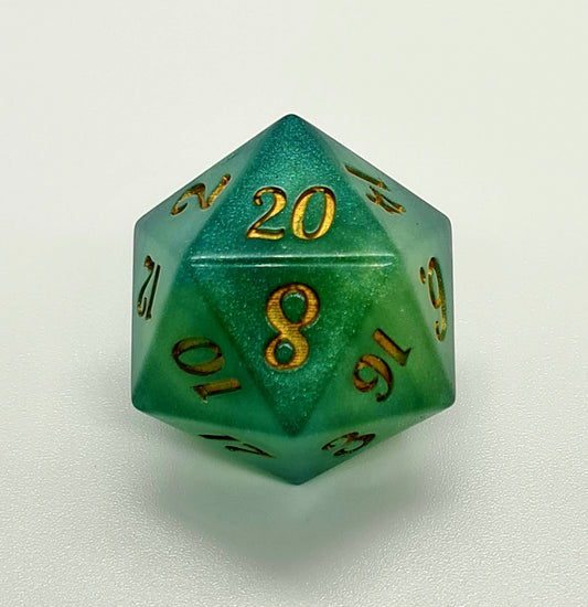 Chunky grass dice